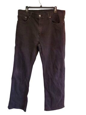 Levi's 559 Straight Leg Black Denim Jeans Men's Size 38x30